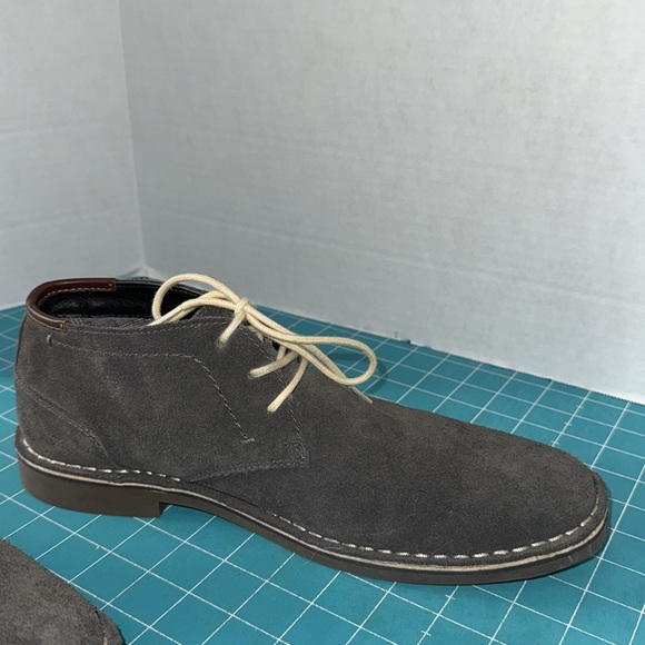 Kenneth Cole Reaction Gray Suede Desert Wind Low Ankle Boot Mens Size 10.5 - Picture 7 of 12